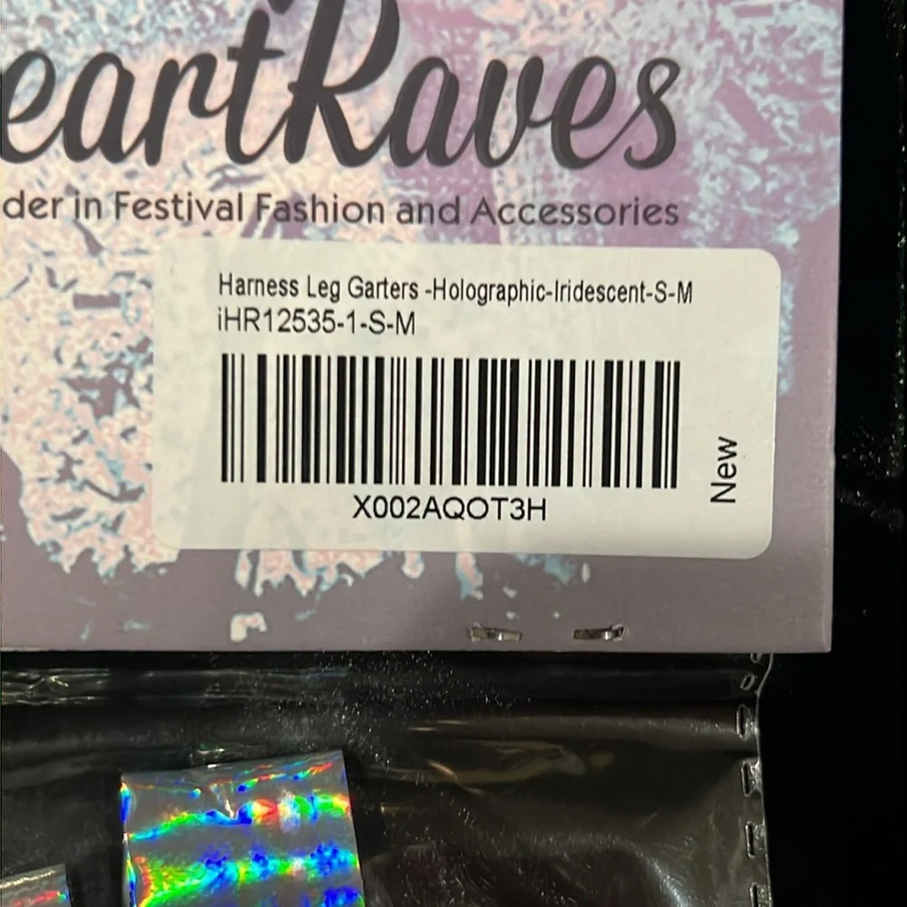 New. Holographic harness leg garters - Picture 4 of 6